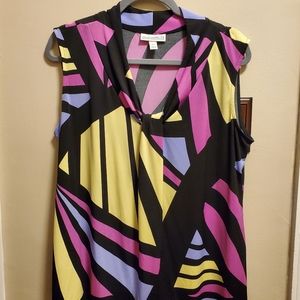Dana Buchman Vibrant Sleeveless Top